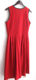 Damen Trachten Kleid ärmellos rot Gr. 40 v. Wenger
