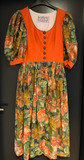 Damen Trachten Dirndl 3/4 Arm Mehrfarbig gemustert ca. Gr. 40 v. Chiemseer