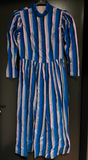 Damen Trachten Dirndl langarm mehrfarbig gestreift ca. Gr. 38