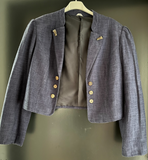 Damen Trachten Janker/Jacke Blau ca. Gr. 44 v. Distler Trachten