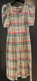 Damen Trachten Dirndl kurzarm Mehrfarbig gemustert ca. Gr. 40