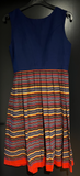 Damen Trachten Dirndl ärmellos Mehrfarbig gemustert ca. Gr. 44