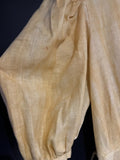 Damen Trachten Dirndl 3/4 Arm Gelb ca. Gr. 40