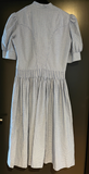 Damen Trachten Dirndl kurzarm Blau gemustert ca. Gr. 40 v. Rose-Dirndl