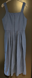 Damen Trachten Dirndl ärmellos Blau ca. Gr. 40 v. C&A Landhaus