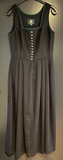 Damen Trachten Dirndl ärmellos Schwarz, Grün Gr. 42 v. Kärntner Heimatwerk