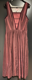 Damen Trachten Dirndl ärmellos Rot gemustert Gr. 36 v. Bergland-Tracht