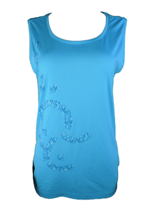 Joy Damen Top ARABELLA ärmellos Blau Sport Freizeit Gr. 38