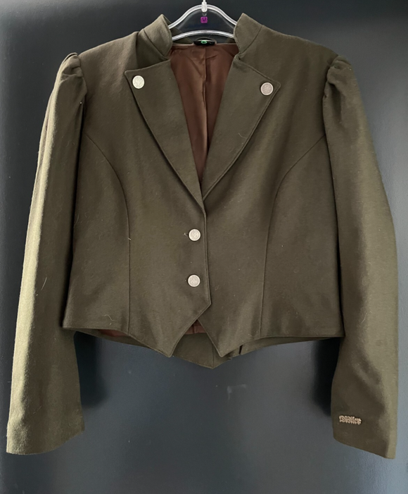 Damen Trachten Janker/Jacke grün ca. Gr. 42 v. C&A