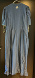 Damen Trachten Dirndl kurzarm Blau Jeansoptik ca. Gr. 44 v. Perry