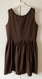 Damen Trachten Dirndl ärmellos Braun ca. Gr. 44