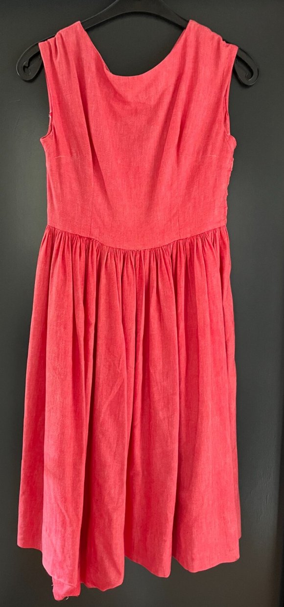 Damen Trachten Dirndl ärmellos Rot ca. Gr. 38