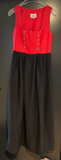 Damen Trachten Dirndl ärmellos Rot, Schwarz Gr. 38 v. Woiperdinger