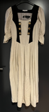 Damen Trachten Dirndl 3/4 Arm Beige, Schwarz Gr. 36 v. Landhaus