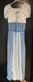 Damen Trachten Dirndl kurzarm Hellblau, Weiß ca. Gr. 36