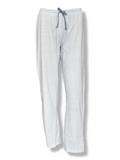 Damen Schlafanzug Pyjama 2-Teilig Blau Baumwolle Gr. M L XL