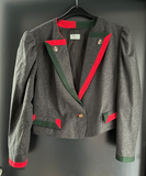 Damen Trachten Janker/Jacke Grau ca. Gr. 48 v. M&G