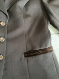 Damen Trachten Janker/Jacke Braun ca. Gr. 40 v. Loden Frey