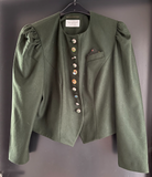 Damen Trachten Janker/Jacke Grün mit Knöpfen ca. Gr. 42 v. Sportalm