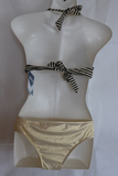 Damen Bikini Gold/Schwarz Gr. 36 38 40  44 NEU