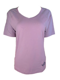 Joy Damen T-Shirt ADELE Kurzarm Mintgrün Lila Baumwolle Gr. 36 38 40