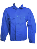 Arbeitsjacke Blau Knöpfe Baumwolle Gr. 48