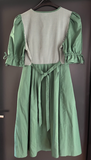 Damen Trachten Dirndl kurzarm grün, weiß kariert ca. Gr. 40/42