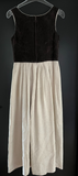 Damen Trachten Dirndl ärmellos Braun, Beige ca. Gr. 36 v. Berwin & Wolff