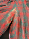 Damen Trachten Dirndl kurzarm Rot, Grün gemustert ca. Gr. 36 v. Berwin & Wolff