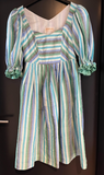 Damen Trachten Dirndl 3/4 Arm Grün, Blau, Grau gemustert Gr. 38 v. Sportalm
