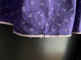 Damen Trachten Dirndl ärmellos Lila, Weiß gemustert ca. Gr. 36