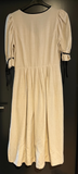 Damen Trachten Dirndl kurzarm Beige mit schwarzer Stickerei Gr. 40 v. Mira