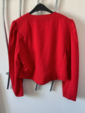 Damen Trachten Jacke Janker rot Gr. 42