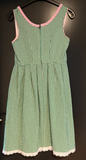 Damen Trachten Dirndl ärmellos Grün, Weiß kariert ca. Gr. 36 v. Trachtenpoint