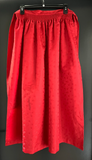 Damen Trachten Dirndl Schürze Rot gemustert Länge ca. 90cm