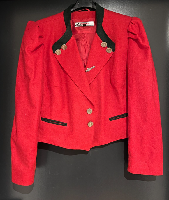 Damen Trachten Janker/Jacke Rot ca. Gr. 44 v. Alphorn