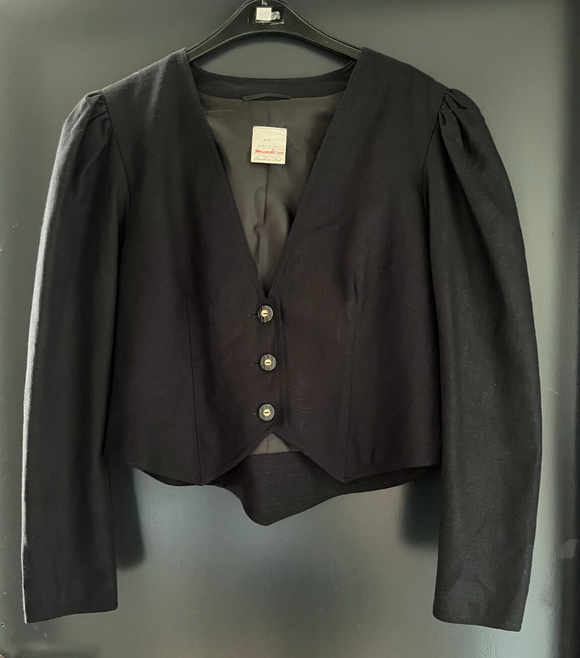 Damen Trachten Janker/Jacke Schwarz ca. Gr. 42 v. meico