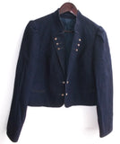 Damen Trachten Janker/Jacke blau Gr. 40 v. rochor Trachten
