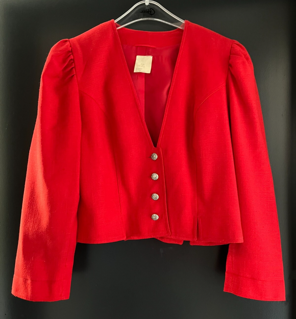 Damen Trachten Janker/Jacke Rot ca. Gr. 40