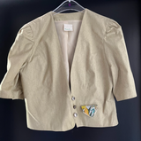 Damen Trachten Janker/Jacke beige ca. Gr. 40 v. meico