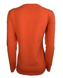 Best Connections Damen Shirt Langarmshirt Orange Baumwolle Gr. 36