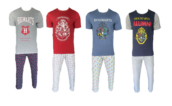 Herren Schlafanzug 2-Teilig Kurzarm Grau Rot Blau Navy Gr. M L XL