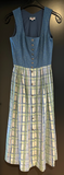Damen Trachten Dirndl ärmellos mehrfarbig gemustert a. Gr. 36 v. Country Line