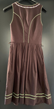Damen Trachten Dirndl ärmellos braun Gr. 34 v. Stockerpoint