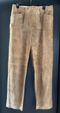 Damen Trachten Hose/Lederhose Braun ca. Gr. 44 v. Buchberger Tracht