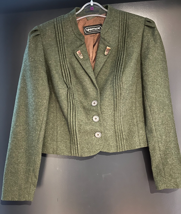 Damen Trachten Janker/Jacke Grün ca. Gr. 38 v. Sportalm