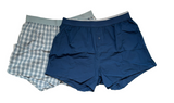 Herren Webboxershorts Boxershorts 2er-Pack Gr. S, M, L, XL, 2XL