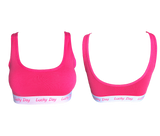 Damen Sommer Bustier Sport-BH Baumwolle Gr. S M L