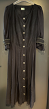 Damen Trachten Dirndl 3/4 Arm Schwarz ca. Gr. 38 v. Folk Line