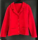 Damen Trachten Janker/Jacke Rot ca. Gr. 42 v. Geiger